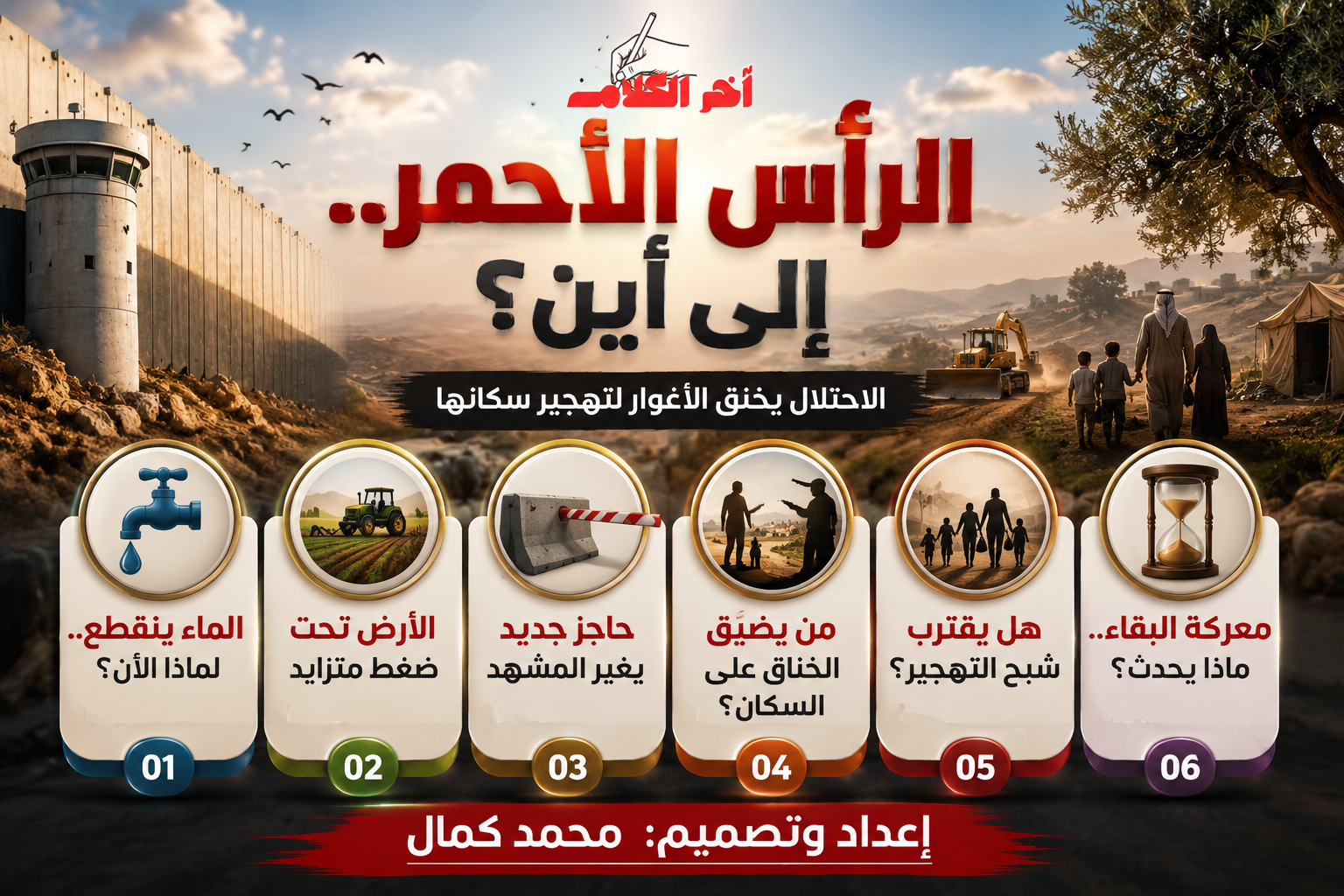 الرأس الأحمر تحت الحصار.. كيف يخنق الاحتلال سكان الأغوار لدفعهم إلى الرحيل؟