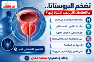 تضخم البروستاتا.. أعراض شائعة وخيارات العلاج