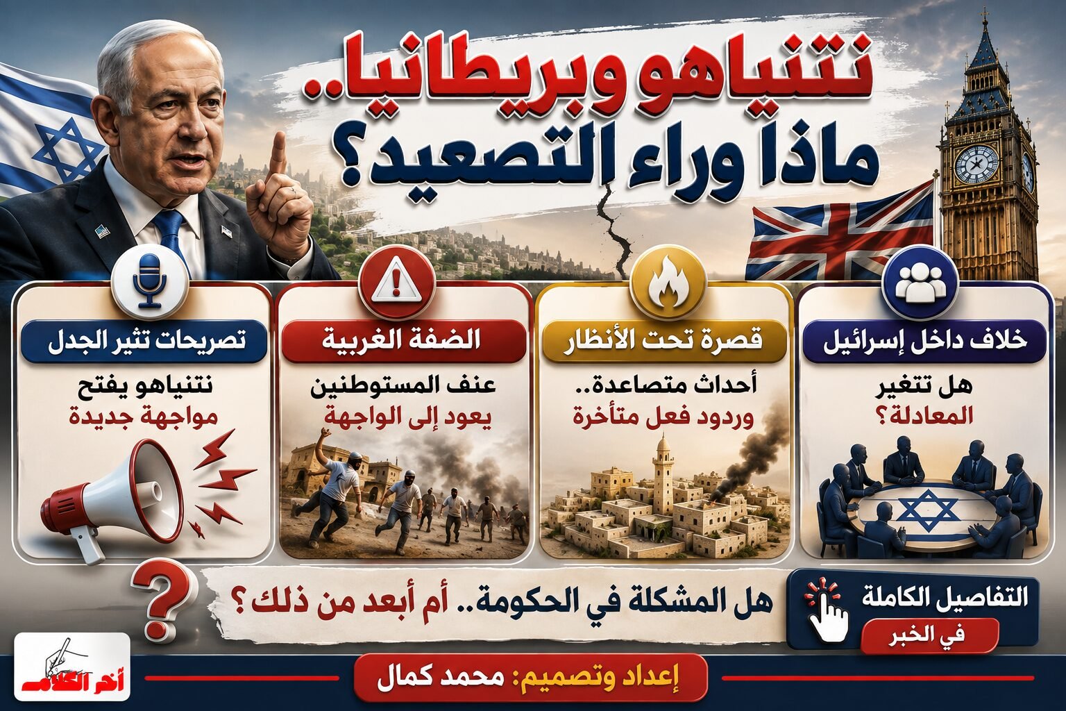 نتنياهو يهاجم بريطانيا