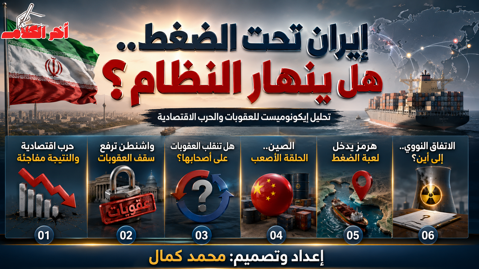 إيكونوميست تشكك في قدرة العقوبات على إسقاط النظام الإيراني