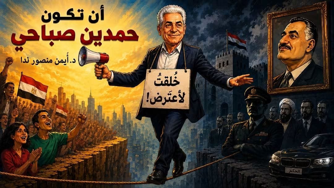 أيمن منصور ندا يكتب: أن تكون حمدين صباحي “خُلِقتُ لأعترض”!