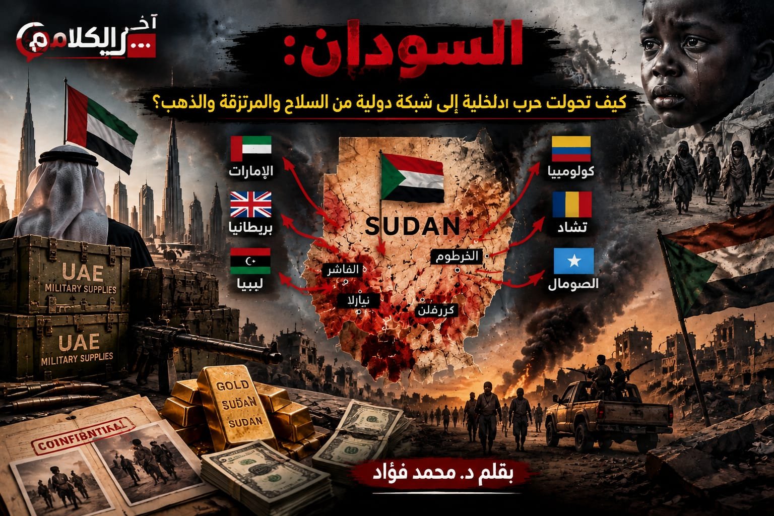السودان: حرب داخلية تحولت إلى شبكةدولية من السلاح والذهب؟