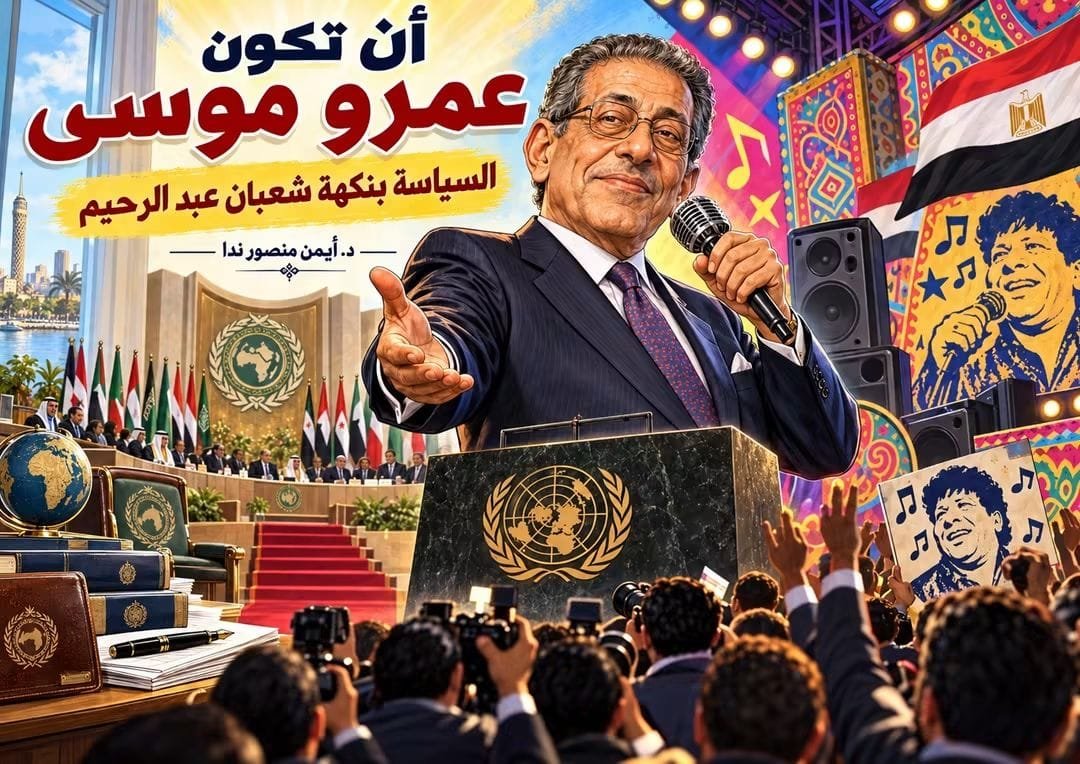 د. أيمن منصور ندا يكتب: أن تكون عمرو موسى