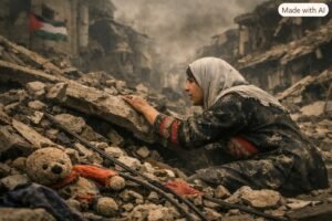قصص من غزة: حياء أم أموات؟ سماح تبحث عن أطفالها تحت الركام