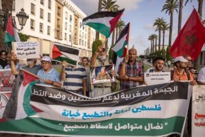 جماهير المغرب ترفض التطبيع مع إسرائيل
