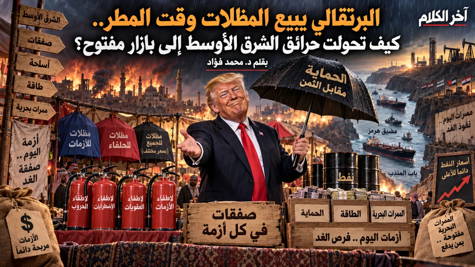 محمد فؤاد يكتب: كيف تحولت حرائق الشرق الأوسط إلى بازار مفتوح؟