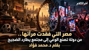 مصر التي فقدت مرآتها: من دولة تصنع الوعي إلى مجتمع يطارد الضجيج