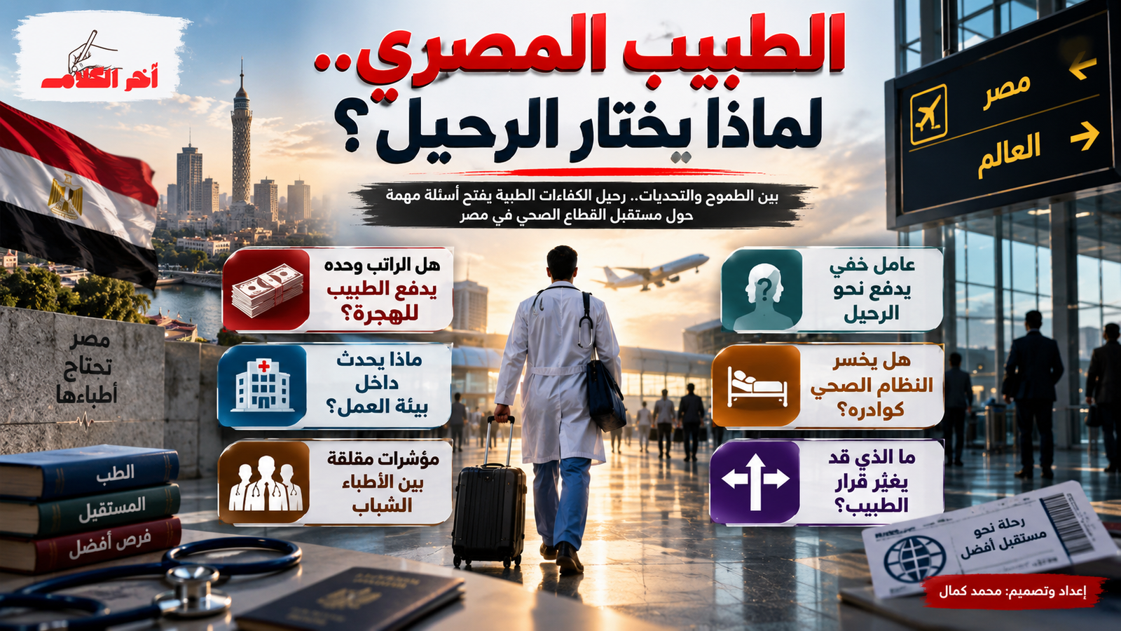 هجرة الأطباء المصريين.. لماذا يختارون العمل خارج البلاد؟