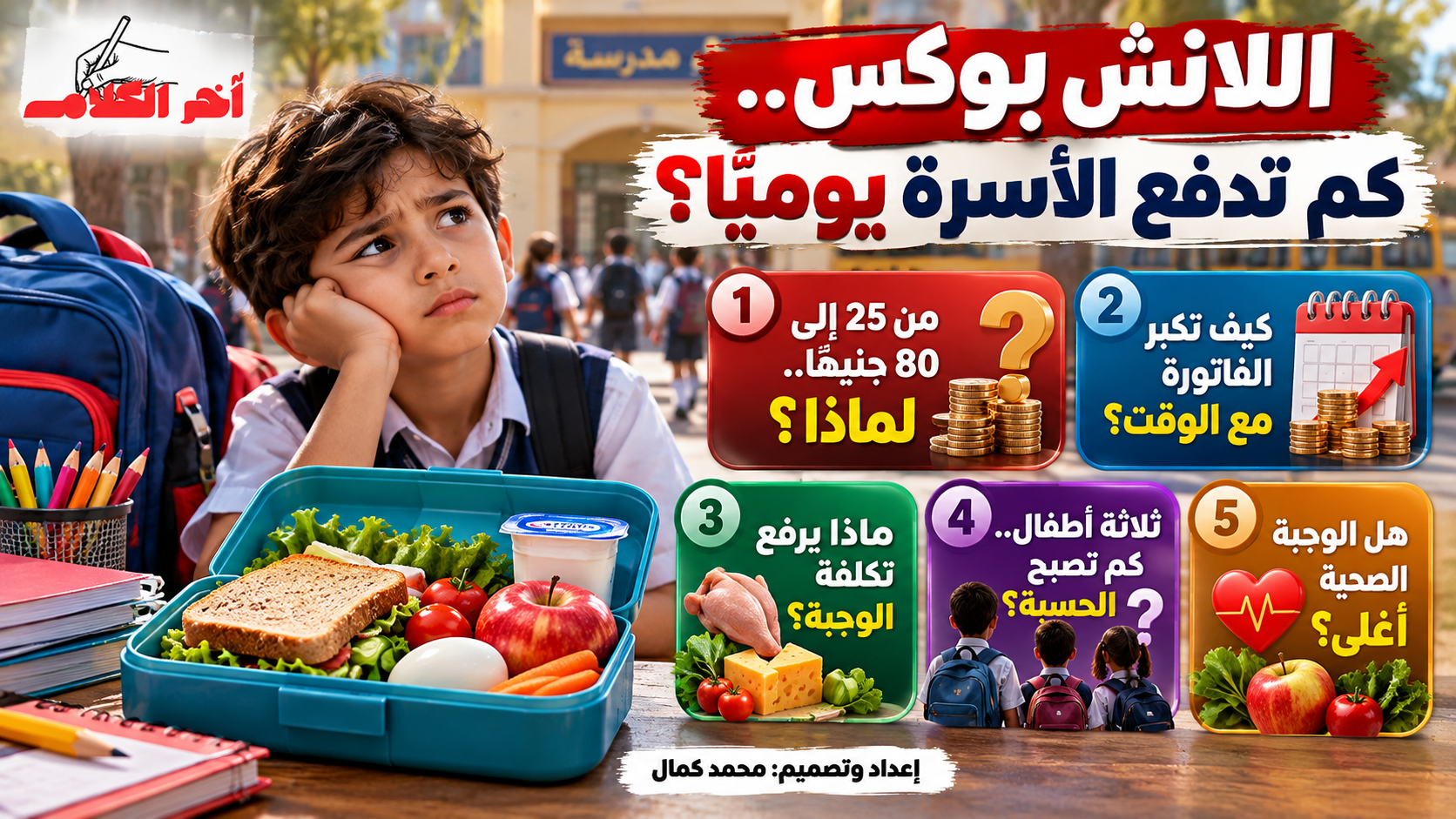 كم يكلف لانش بوكس طفلك؟