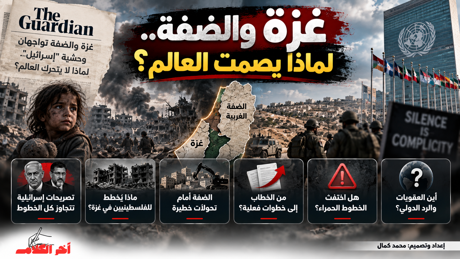 الغارديان: تصعيد إسرائيلي في غزة والضفة.. لماذا لا يتحرك العالم؟