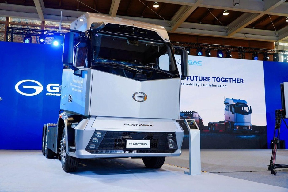 شاحنة GAC Pony T9 ذاتية القيادة.